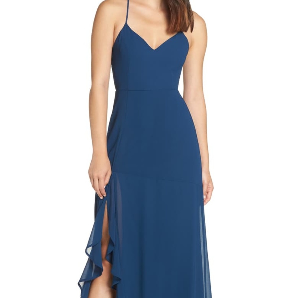 Lulus Luxurious Love Lace-Up Back Gown